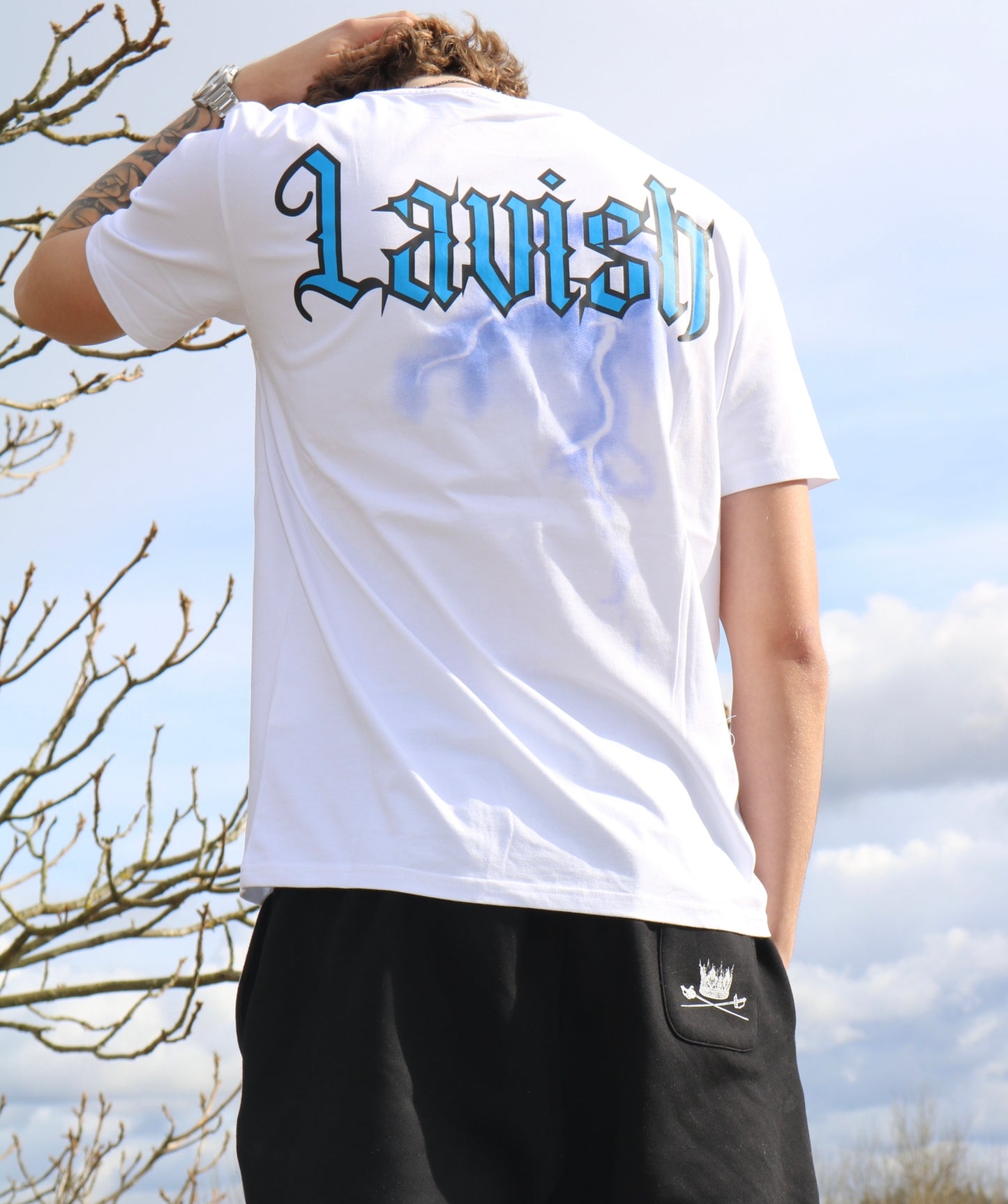 Lavish “White Graphic Tee”